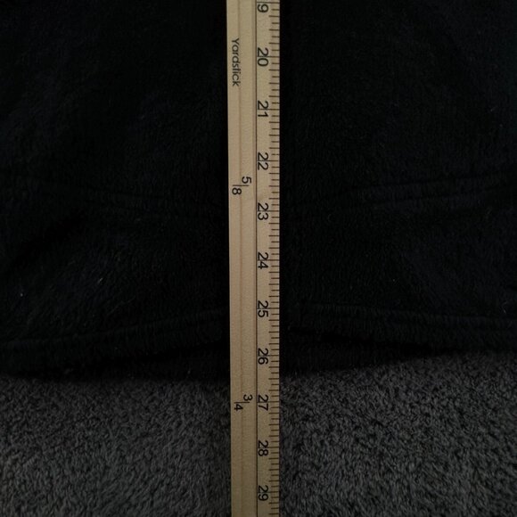 Patagonia Women Jacket Black Full Zip Fuzzy Soft Small USA Made Big Pockets - Picture 3 of 16